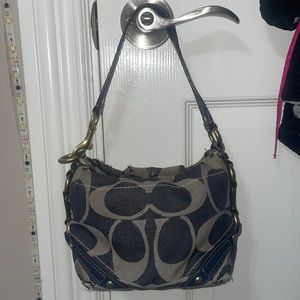 VINTAGE COACH DENIM PURSE